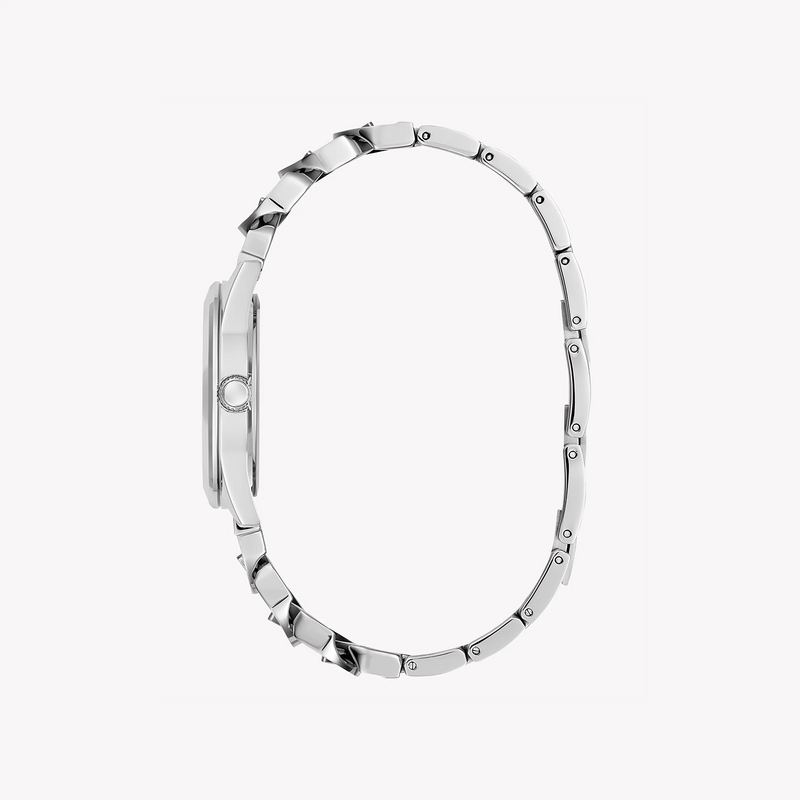 Guess Women's Silver Stainless Steel Watch, White Dial | Gw0546l1 by i-watch