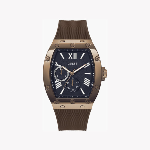 Guess Men's Rose Gold Watch, Black Dial | Gw0568g1 by i-watch