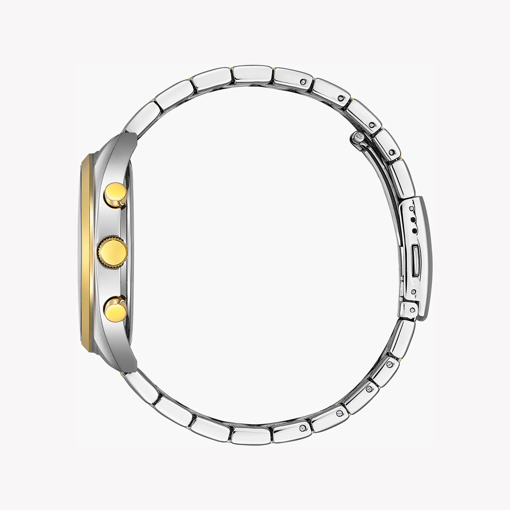 Citizen Men's Stainless Steel Watch, Silver & Gold | An8214-55e by i-watch