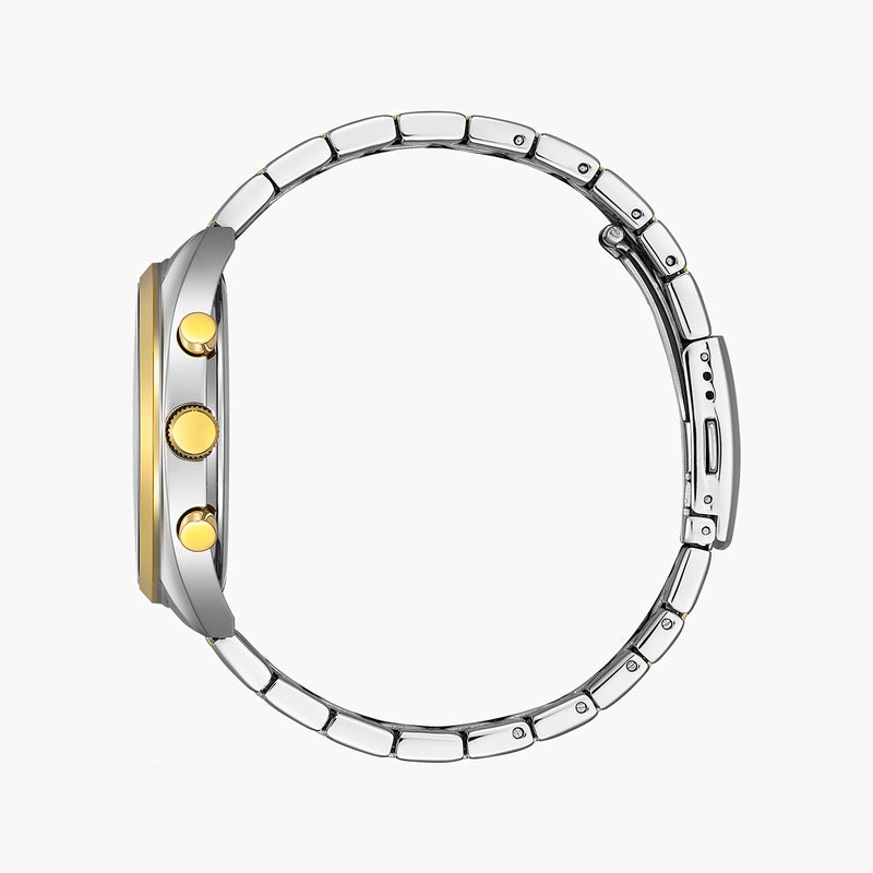 Citizen Men's Stainless Steel Watch, Silver & Gold | An8214-55e by i-watch