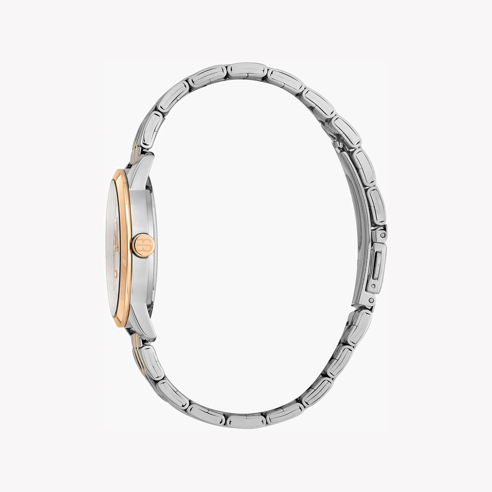Esprit Women's Silver & Rose Gold Watch, Silver Dial | Es1l150m0025 by i-watch