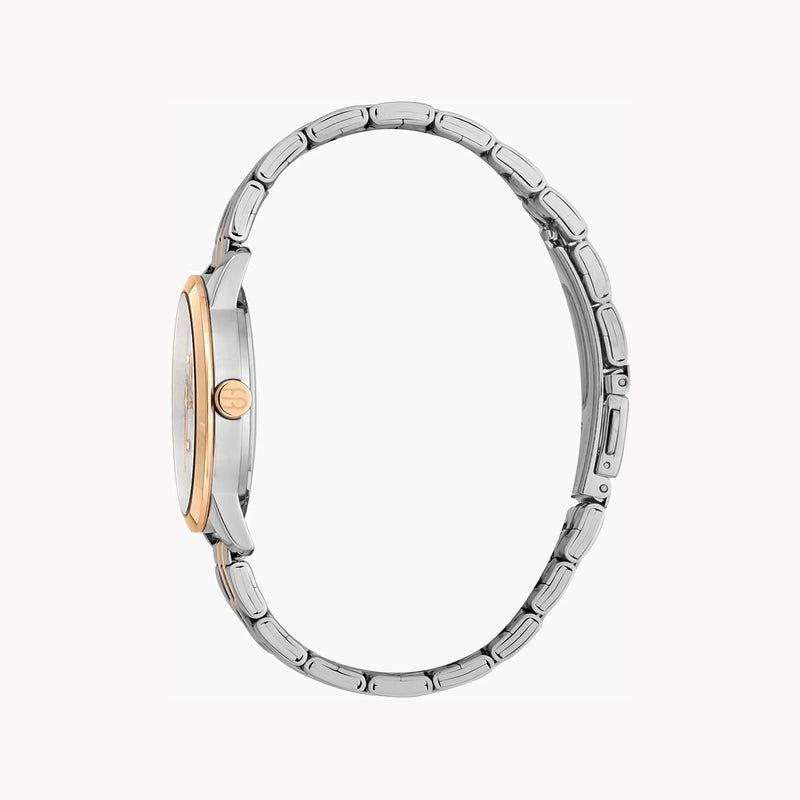 Esprit Women's Silver & Rose Gold Watch, Silver Dial | Es1l150m0025 by i-watch