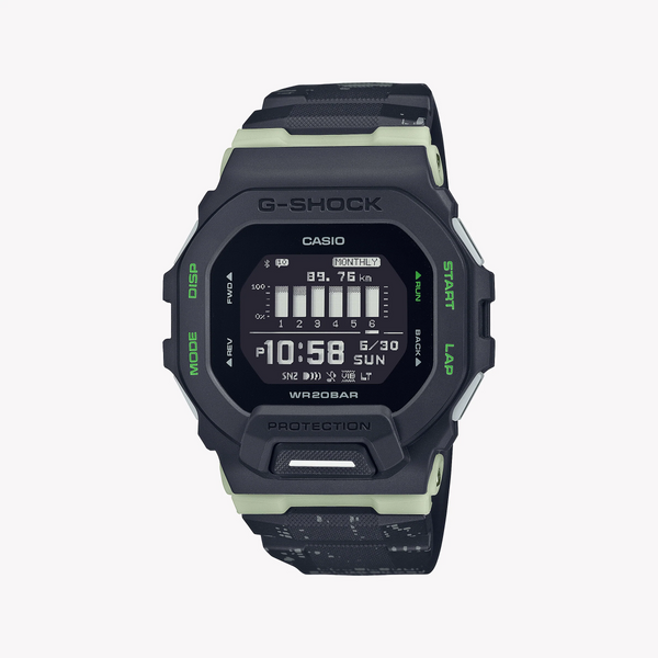 G-Shock Men's Black Resin Watch, Digital Dial | Gbd-200lm-1dr by i-watch