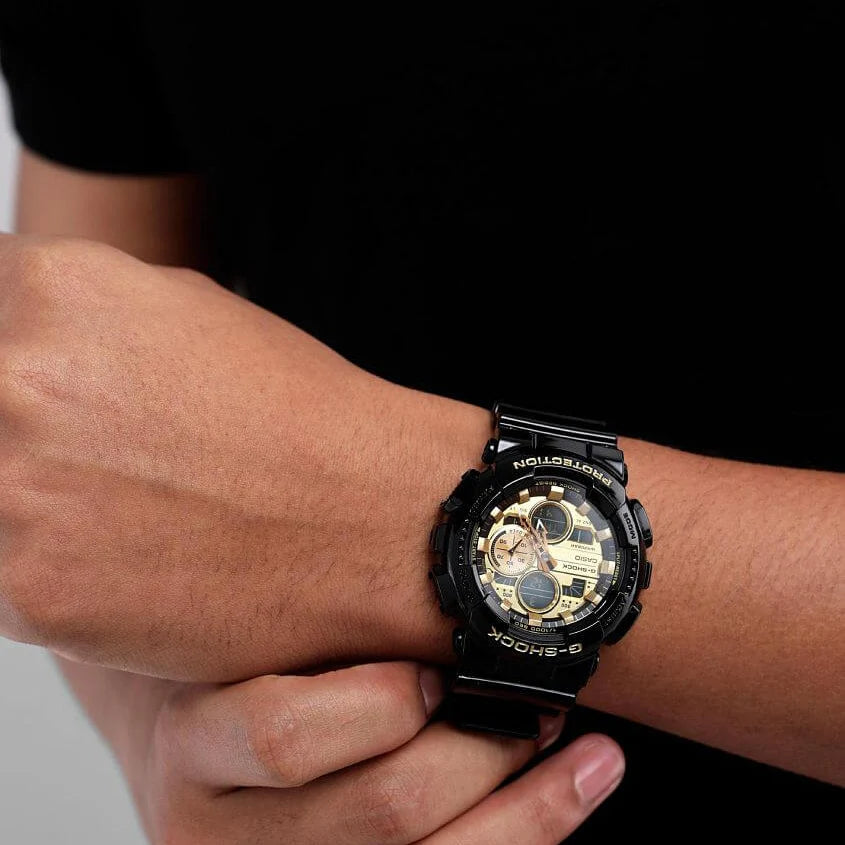 G-Shock Men's Black Resin Watch, Digital Dial | Ga-140gb-1a1dr by i-watch
