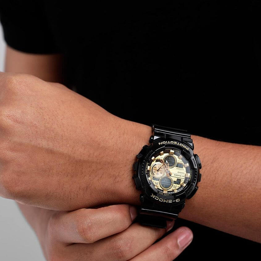 CASIO G-SHOCK GA-140GB-1A1DR - SPORTY ELEGANCE MEN'S WATCH with Sleek Black Design & 200M Water Resistance-i-Watch-2