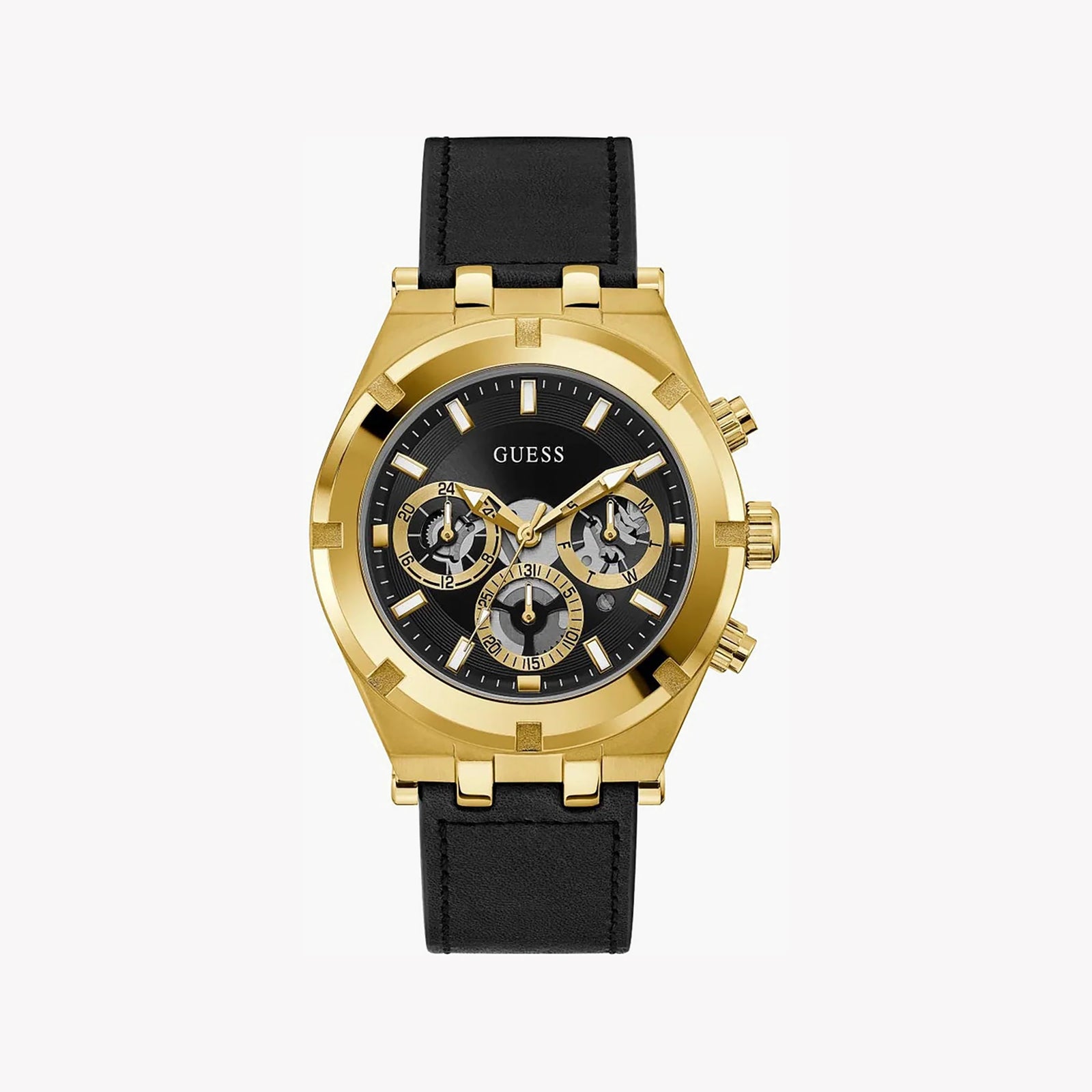 Guess Men's Gold Watch, Black Dial | Gw0262g2 by i-watch