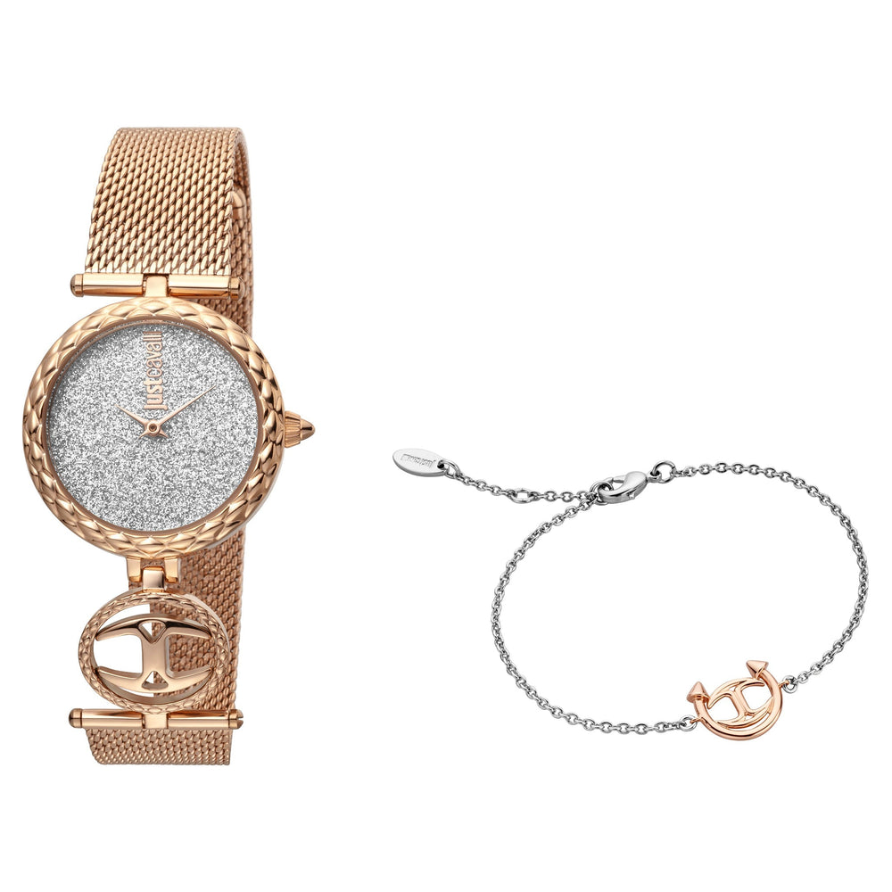 Just Cavalli Women's Rose Gold Stainless Steel Watch, Rose Gold Case | Jc1l103m0115 by i-watch