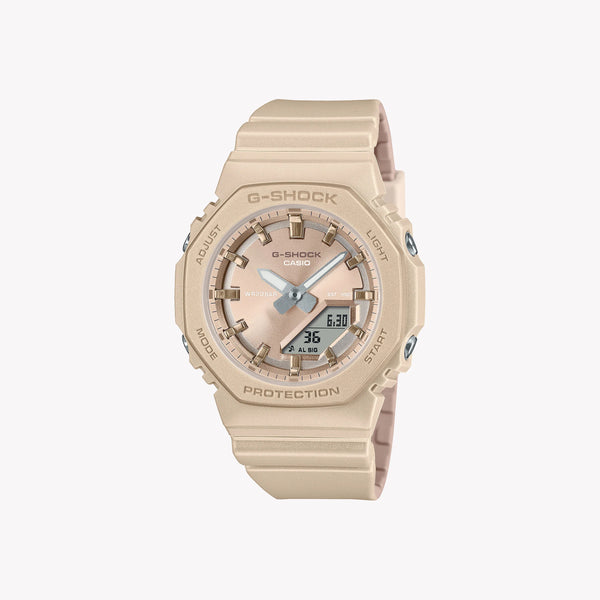Casio Women's Beige Bio-Plastic Watch, Shock Resistant | Gma-P2100st-9aer by i-watch