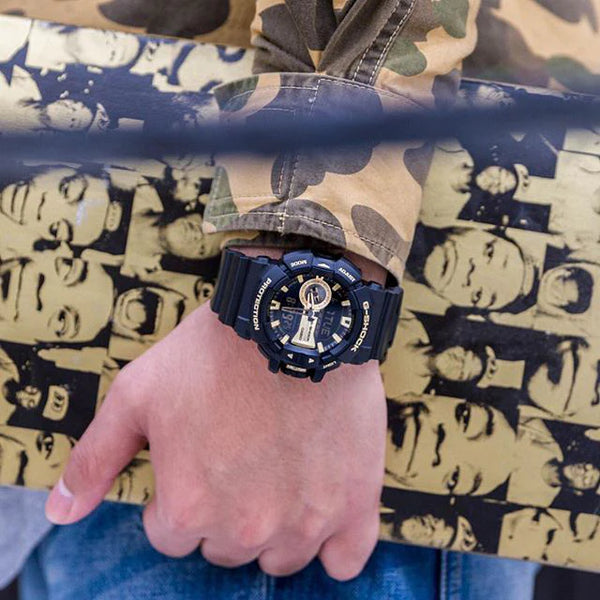 G-Shock Men's Black Resin Watch, Digital Dial | Ga-400gb-1a9 by i-watch