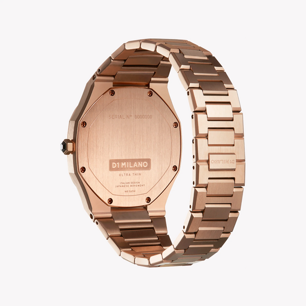 D1 MILANO Women's Rose Gold Watch, Dark Green Dial | D1-UTBU02 by i-watch