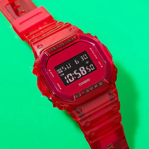 Casio G-Shock Dw-5600sb-4dr Bold Adventure - Vibrant Pink Resin Men's Watch by i-watch