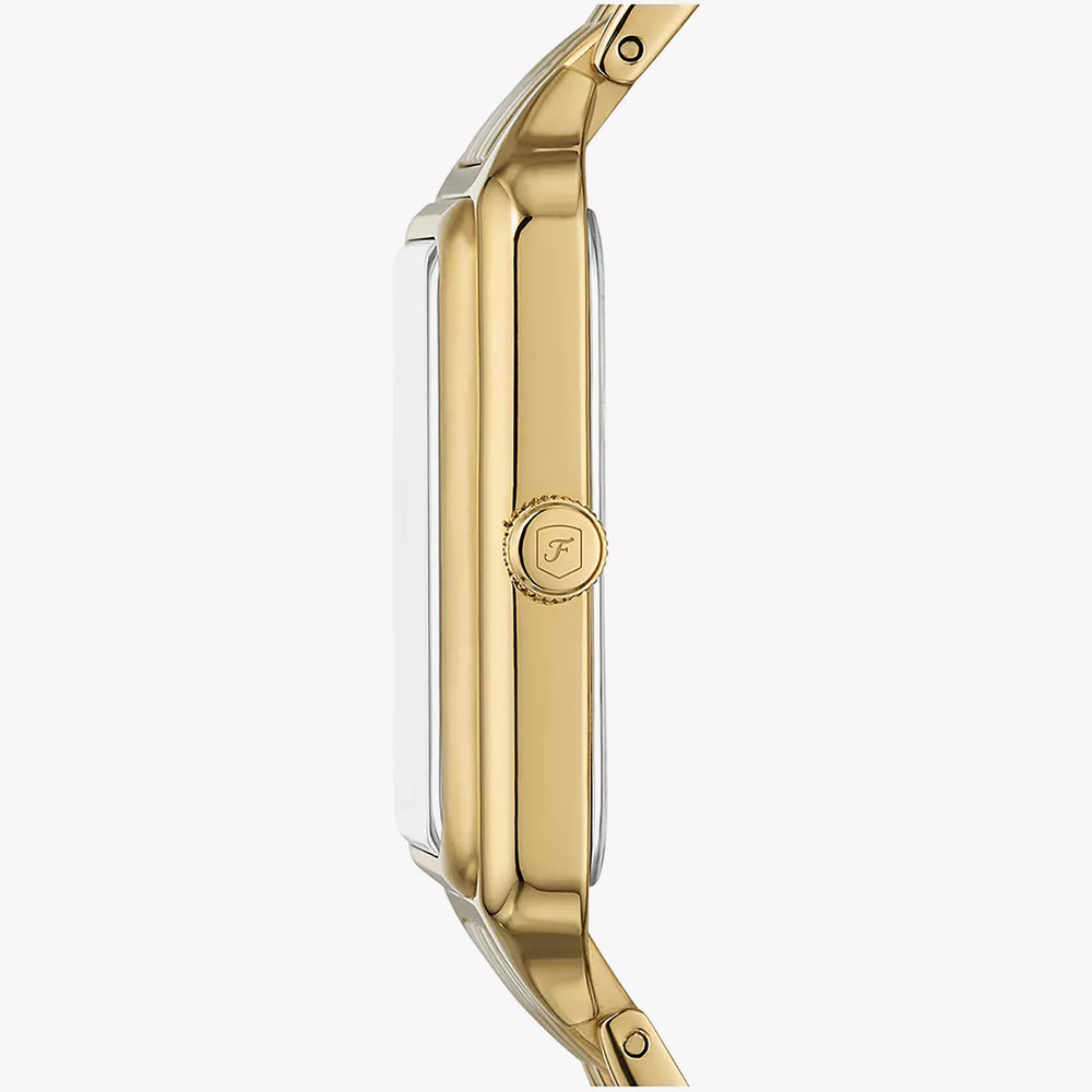Fossil Women's Gold Watch, White Mother-Of-Pearl Dial | Es5304 by i-watch