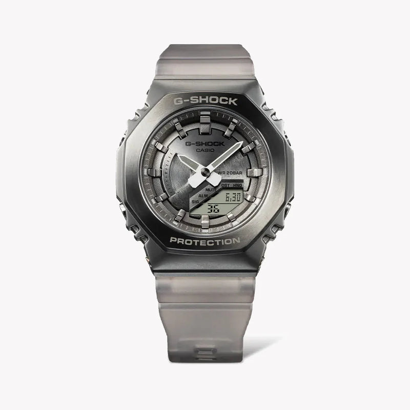 G-Shock Men's Gray Resin Watch, Stylish & Durable | Gm-S2100mf-1adr by i-watch