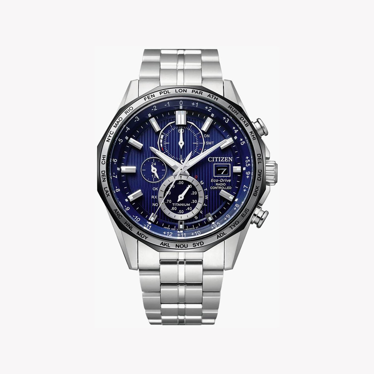 CITIZEN AT8218-81L - MODERN MASTERPIECE - SUPER TITANIUM DIAL & ECO-DRIVE MEN'S WATCH