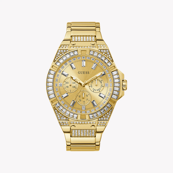 Guess Men's Gold Stainless Steel Watch, Gold Dial | Gw0209g2 by i-watch
