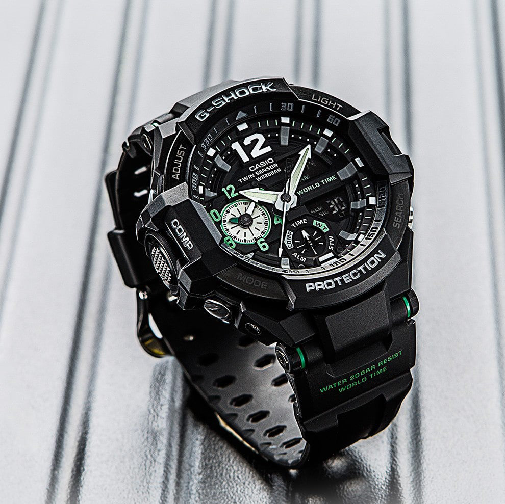CASIO G-SHOCK GA1100-1A3 - MEN'S ADVENTURE TIMEPIECE: STYLISH, DURABLE, & WATER-RESISTANT-i-Watch-4