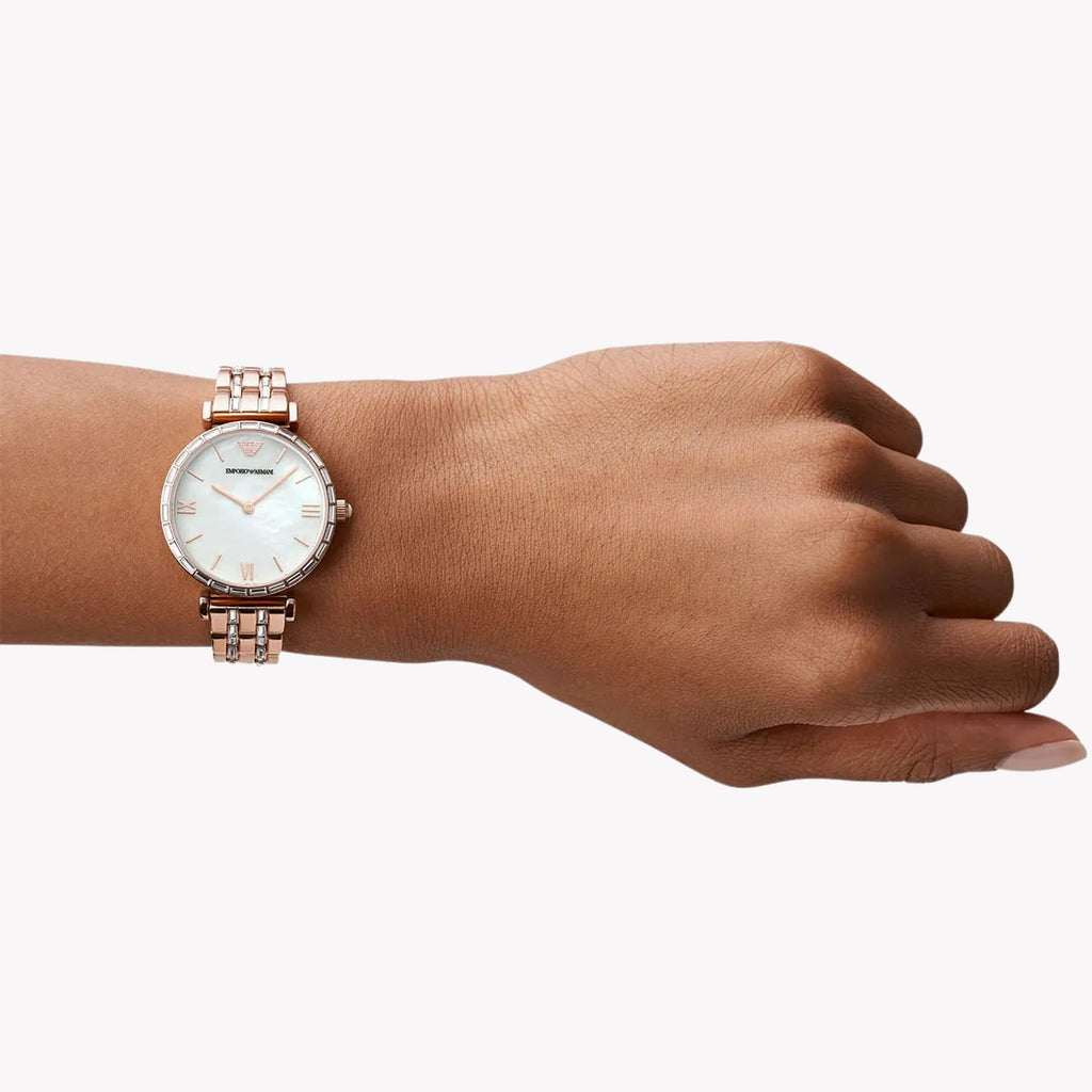 EMPORIO ARMANI AR11294 - RADIANT ROSE GOLD TIMEPIECE FOR MODERN WOMEN-i-Watch-4