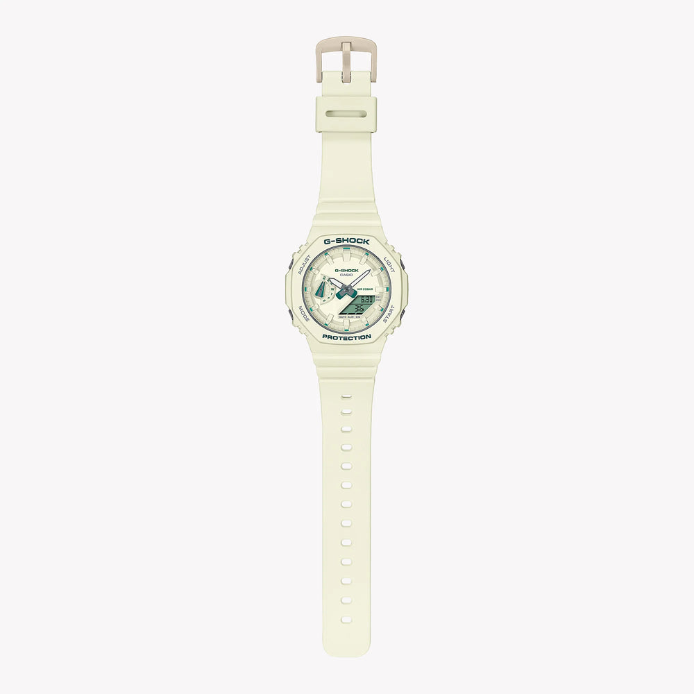 G-Shock Women's Beige Resin Watch, Sporty Chic | Gma-S2100ga-7adr by i-watch