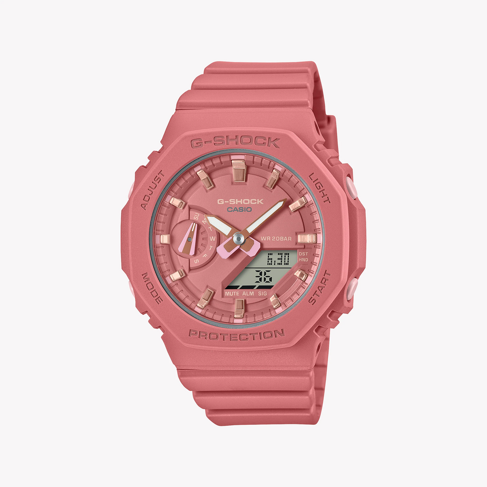G-Shock Women's Pink Resin Watch, Digital Dial | Gma-S2100-4a2dr by i-watch