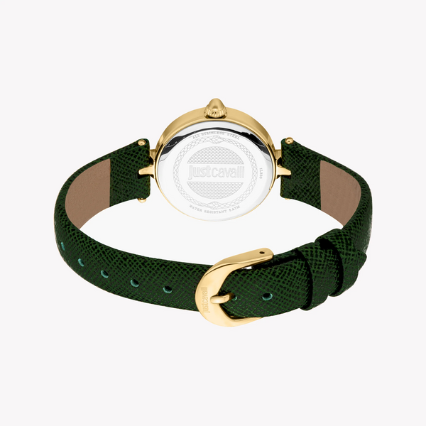 Just Cavalli Women's Gold Watch, Dark Green Dial | Jc1l330l0025 by i-watch