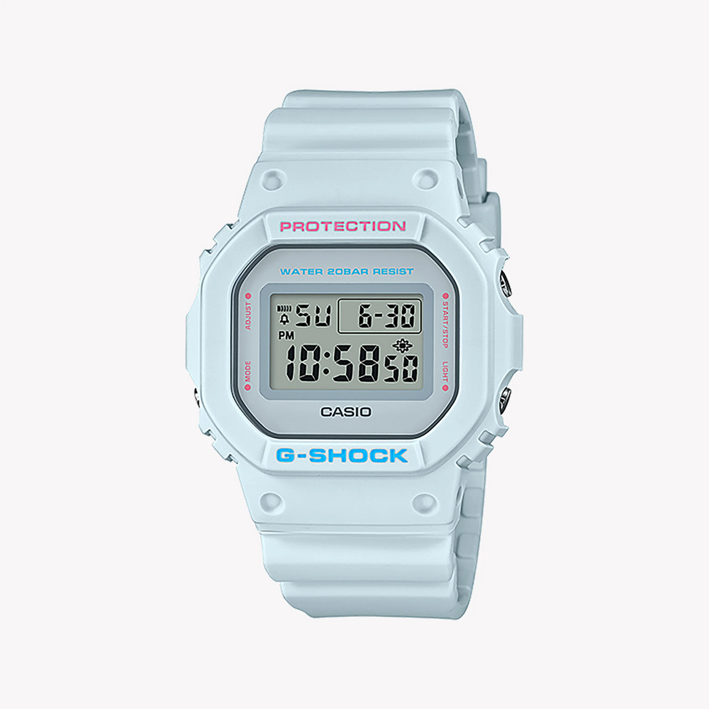 Casio G-Shock Dw-5600sc-8dr - Ultimate Adventurer's Timepiece With Vibrant Blue Design by i-watch