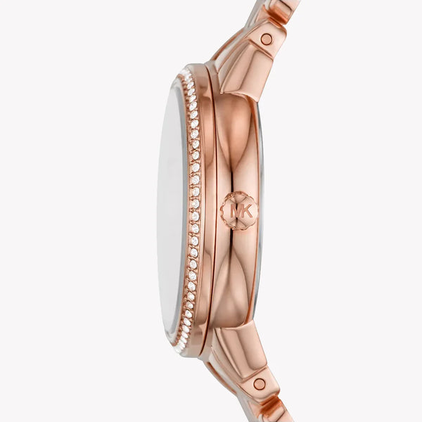 Michael Kors Women's Rose Gold Watch, White Dial | Mk1039 by i-watch