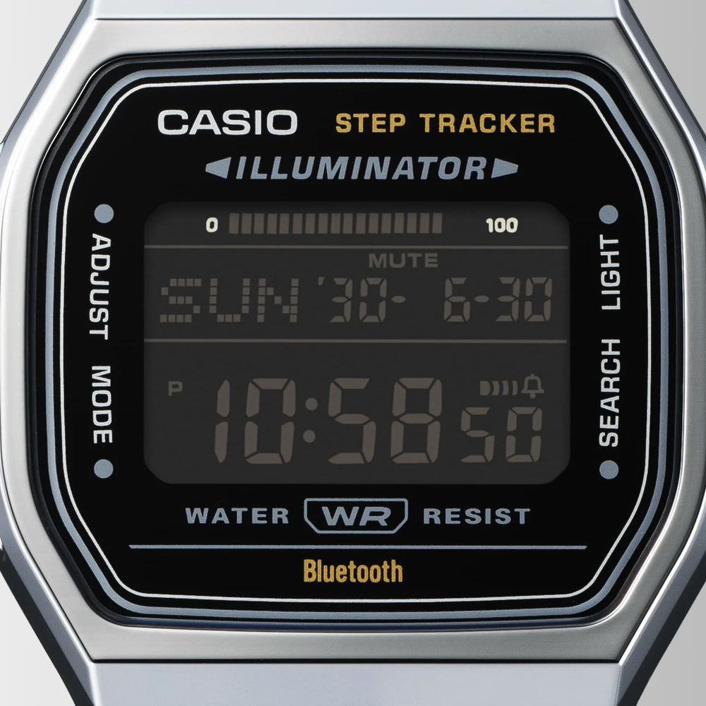 Casio Men's Silver Resin Watch, Black Dial | Abl-100we-1bef by i-watch