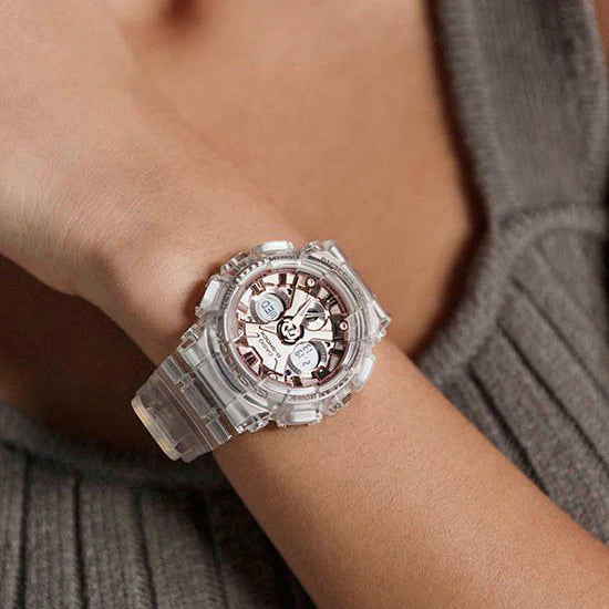 G-Shock Women's White Resin Watch, Digital Dial | Gma-S120sr-7adr by i-watch
