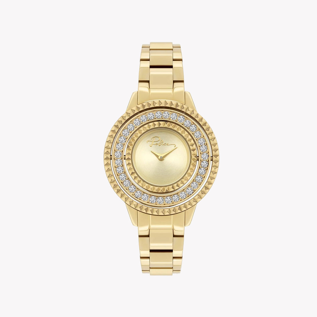 POLICE PL-16037BSG_22M - ELEGANT GOLD TIMEPIECE FOR THE MODERN WOMAN
