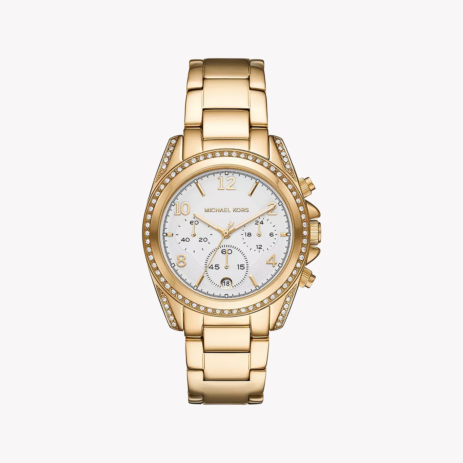 Michael Kors Men's Gold Stainless Steel Watch, White Dial | Mk6762 by i-watch