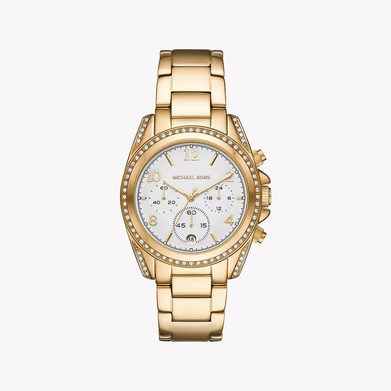 Michael Kors Men's Gold Stainless Steel Watch, White Dial | Mk6762 by i-watch