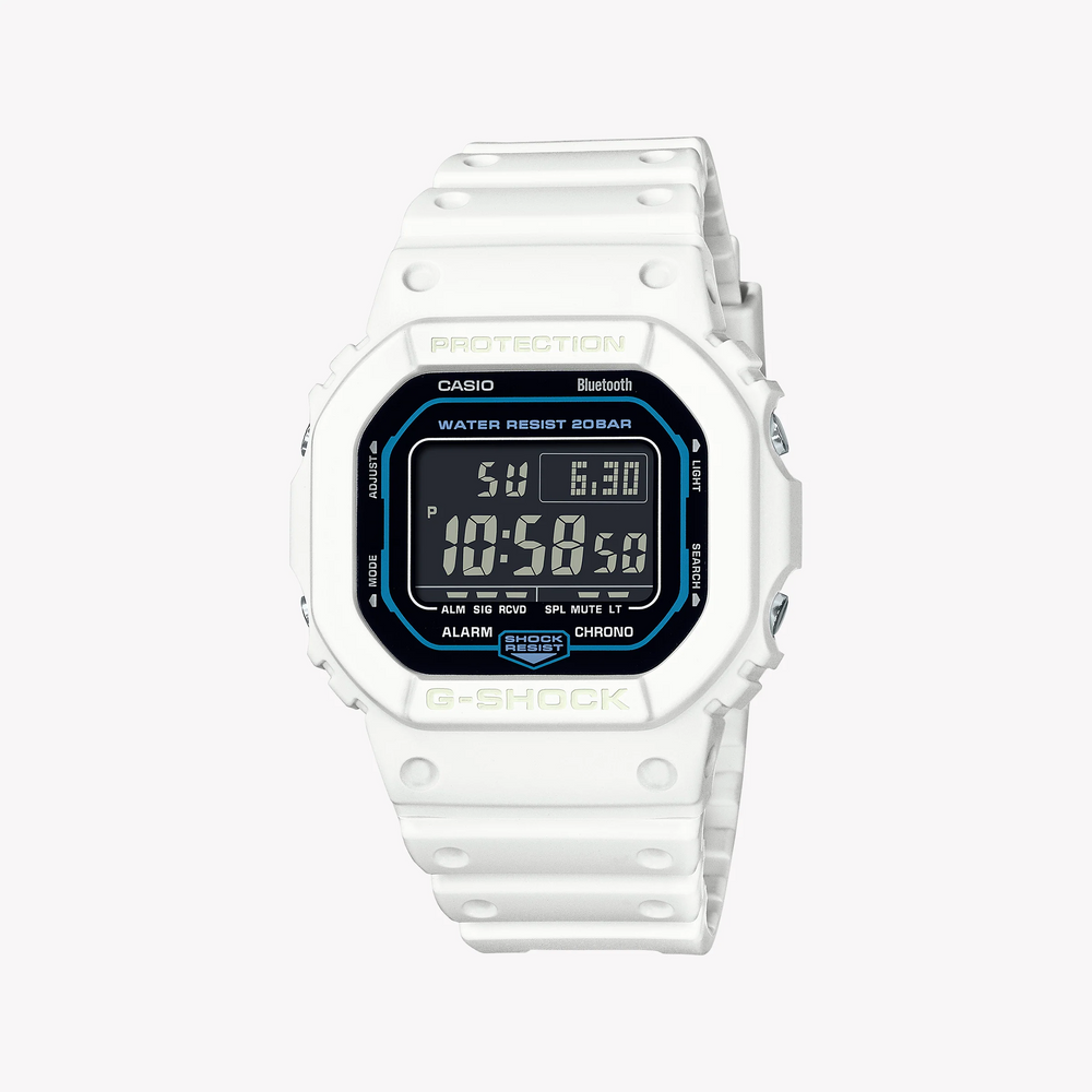 Casio G-Shock Dw-B5600sf-7dr Chic Resilience - Men's Stylish White Digital Timepiece by i-watch