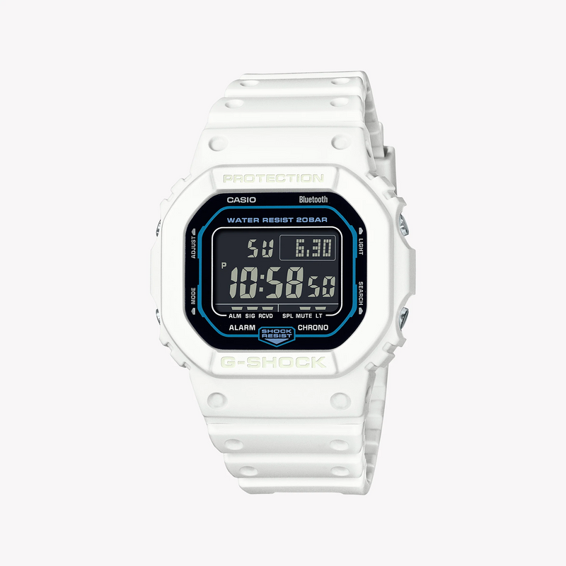 Casio G-Shock Dw-B5600sf-7dr Chic Resilience - Men's Stylish White Digital Timepiece by i-watch