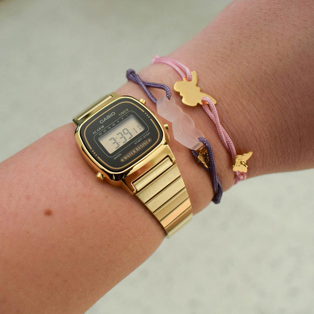 CASIO LA-670WEGA-1EF ELEGANTLY FUNCTIONAL - TIMELESS WOMEN'S WATCH WITH SILVER STRAP-i-Watch-4