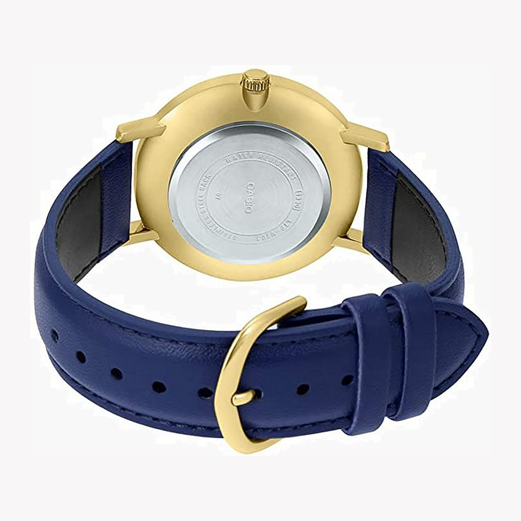 CASIO MTP-VT01GL-2B2 - ADVENTURE READY MEN'S WATCH WITH BLUE DIAL & GOLD ACCENTS-i-Watch-3