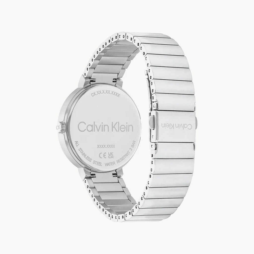 CK CALVIN KLEIN NEW COLLECTION - ELEGANT SILVER STAINLESS STEEL WOMEN'S WATCH-i-Watch-3