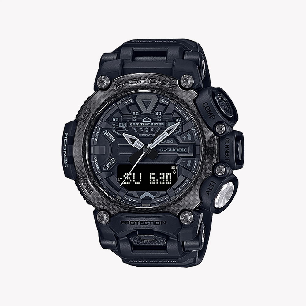 Casio G-Shock Gr-B200-1bdr - Tough Luxury Unisex Watch With Black Resin Band & Digital Functionality by i-watch