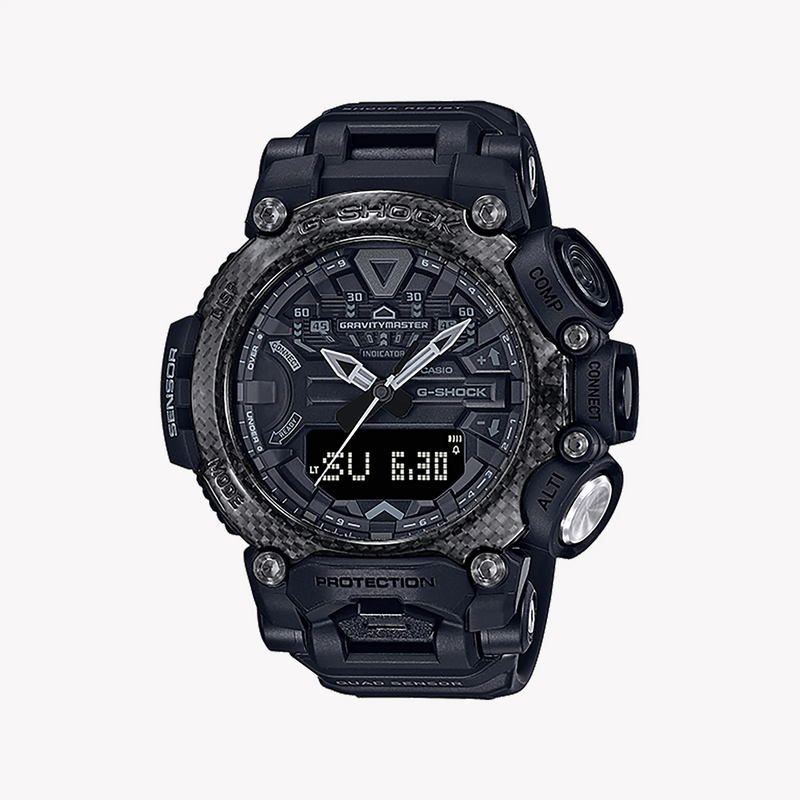 Casio G-Shock Gr-B200-1bdr - Tough Luxury Unisex Watch With Black Resin Band & Digital Functionality by i-watch
