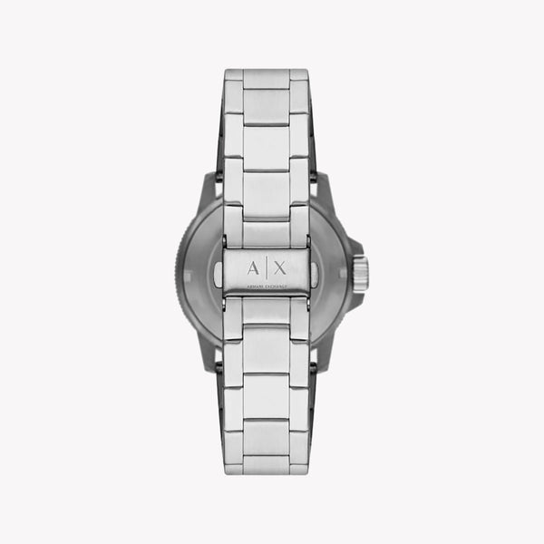 Armani Exchange Men's Silver Stainless Steel Watch, White Dial | Ax1853
