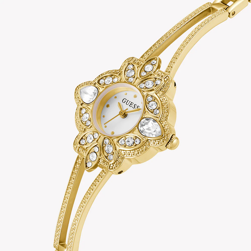 Guess Women's Gold Watch, White Dial | Gw0681l2 by i-watch