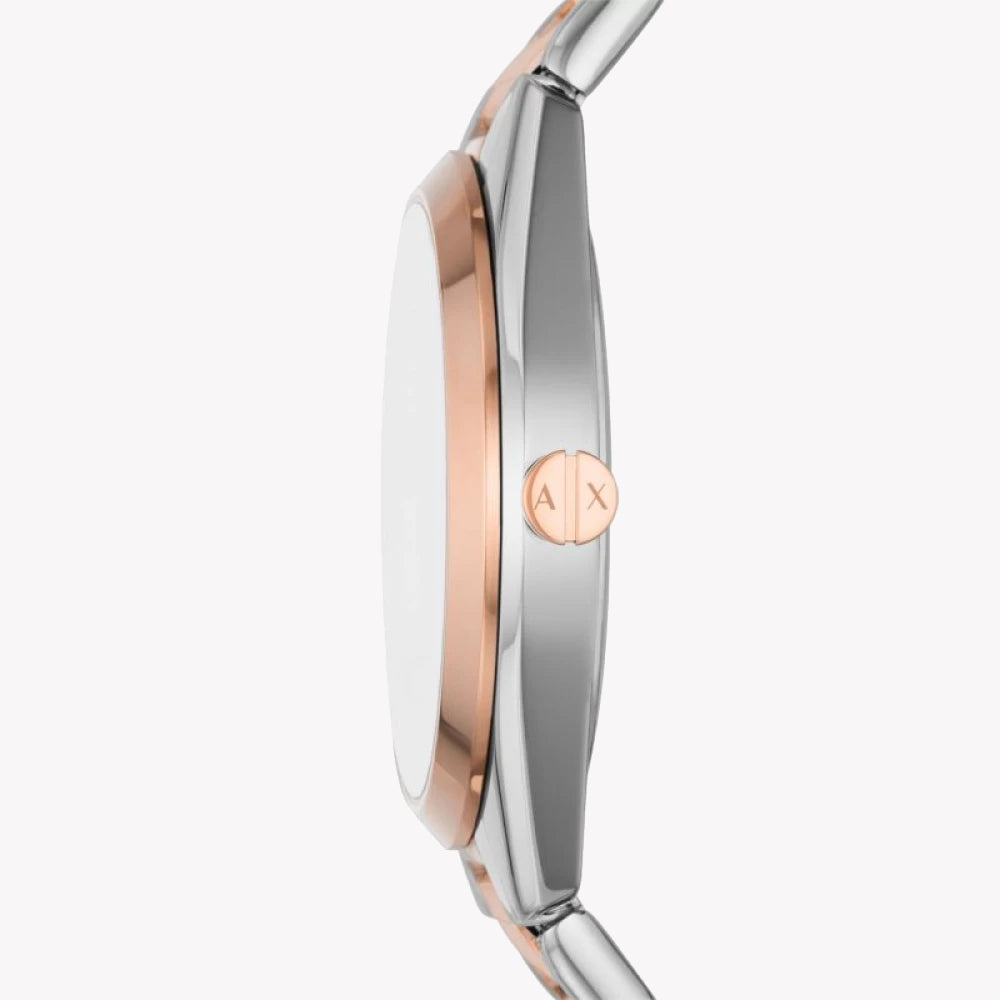 ARMANI EXCHANGE AX5655: ELEGANT SILVER-ROSE GOLD TIMEPIECE FOR MODERN WOMEN-i-Watch-2