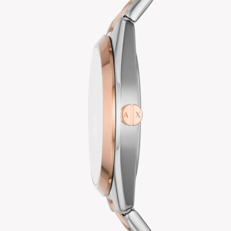 ARMANI EXCHANGE AX5655: ELEGANT SILVER-ROSE GOLD TIMEPIECE FOR MODERN WOMEN-i-Watch-2