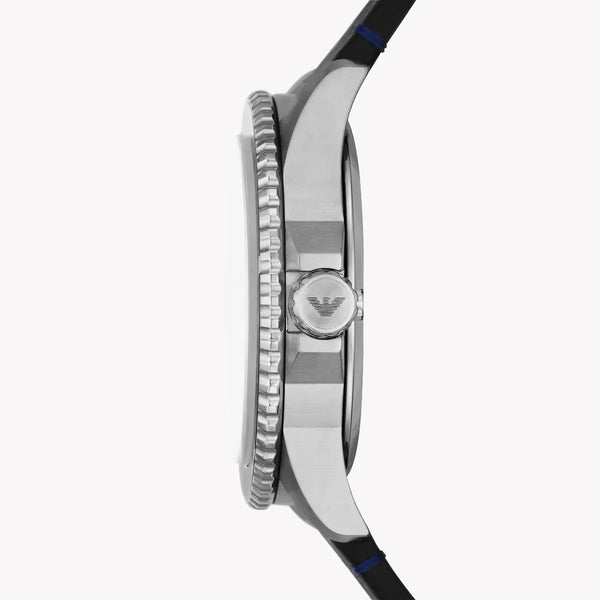 Emporio Armani Men's Silver Watch, Blue Dial | Ar11516 by i-watch