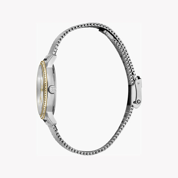 Esprit Women's Silver & Gold Stainless Steel Watch, Silver Dial | Es1l119m0045 by i-watch