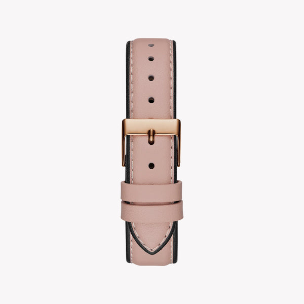 Guess Women's Pink Leather Watch, Gold Case | Gw0027l2 by i-watch