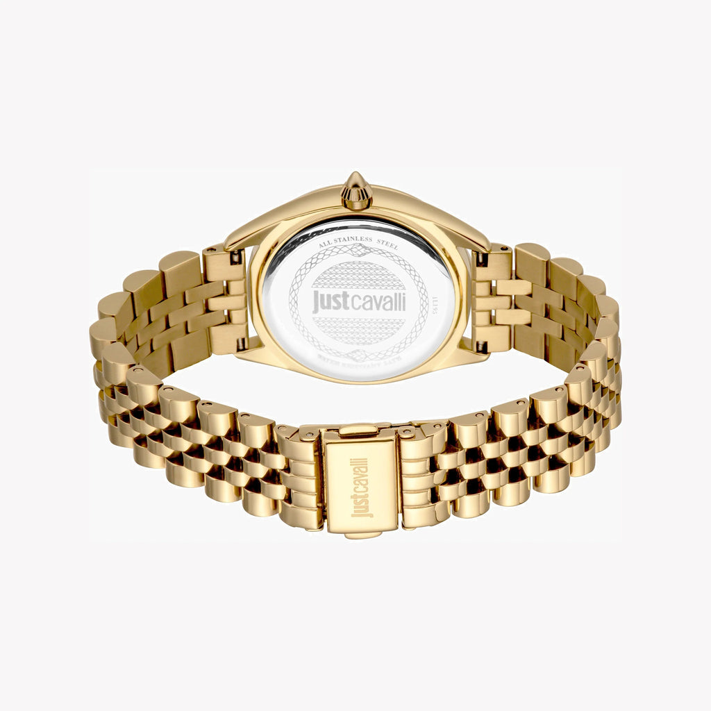 JUST CAVALLI Women's Watch with Gold Stainless Steel Case and Gold Stainless Steel Band-i-Watch-3