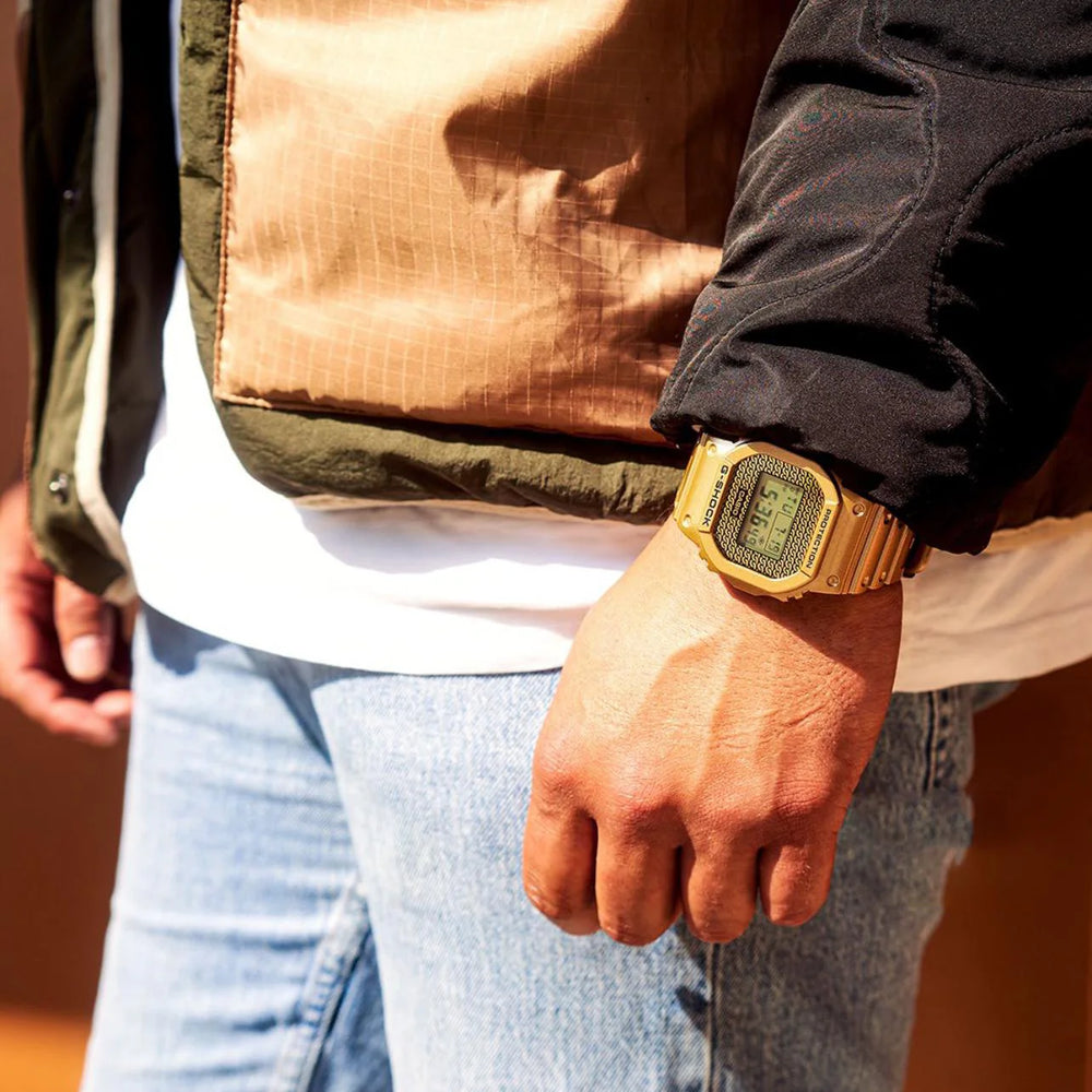 Casio G-Shock Dwe-5600hg-1dr Adventure Timepiece - Elegant Gold & Durable Design Men's Watch by i-watch