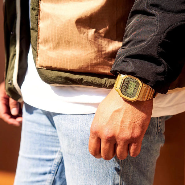 Casio G-Shock Dwe-5600hg-1dr Adventure Timepiece - Elegant Gold & Durable Design Men's Watch by i-watch
