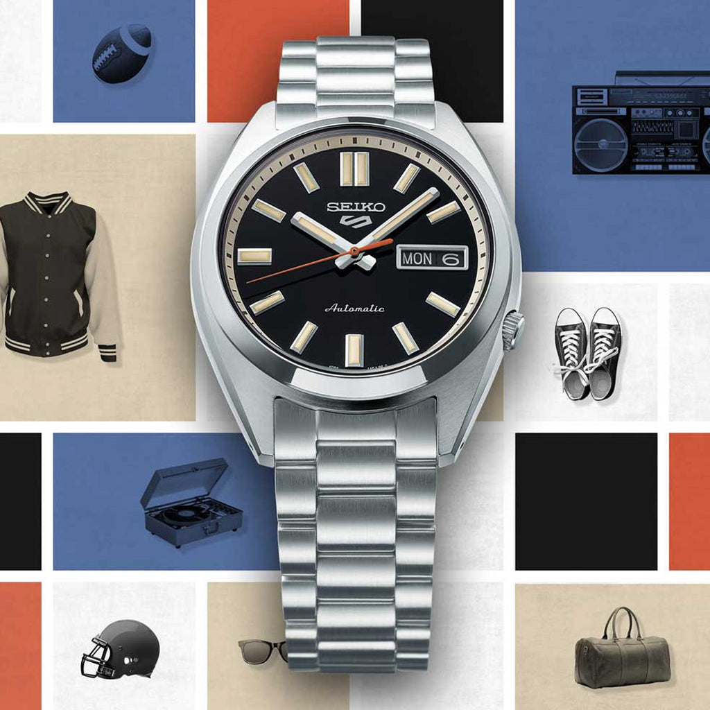 Seiko 5 SRPK89K1 Automatic Men's Watch - Dark Blue Dial, 10 ATM-i-Watch-3