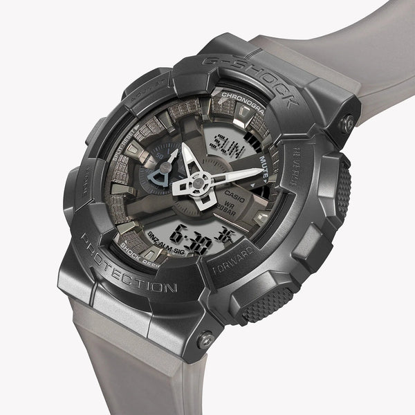 Casio G-Shock Gm-110mf-1adr - Sporty Elegance Unisex Timepiece With Gray Resin Band by i-watch
